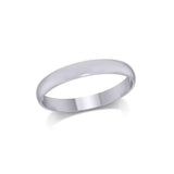 Silver Medium Size Band Ring TRI1163