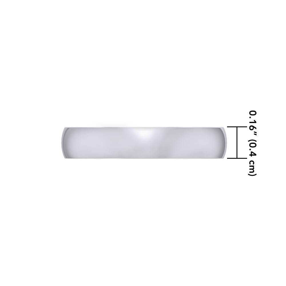 Silver Wedding Band Ring TRI1164 - Jewelry