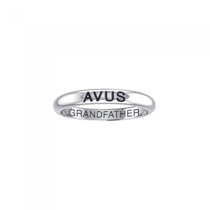 AVUS GRANDFATHER Sterling Silver Ring TRI1172 - Jewelry