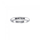 MATER MOTHER Sterling Silver Ring TRI1174