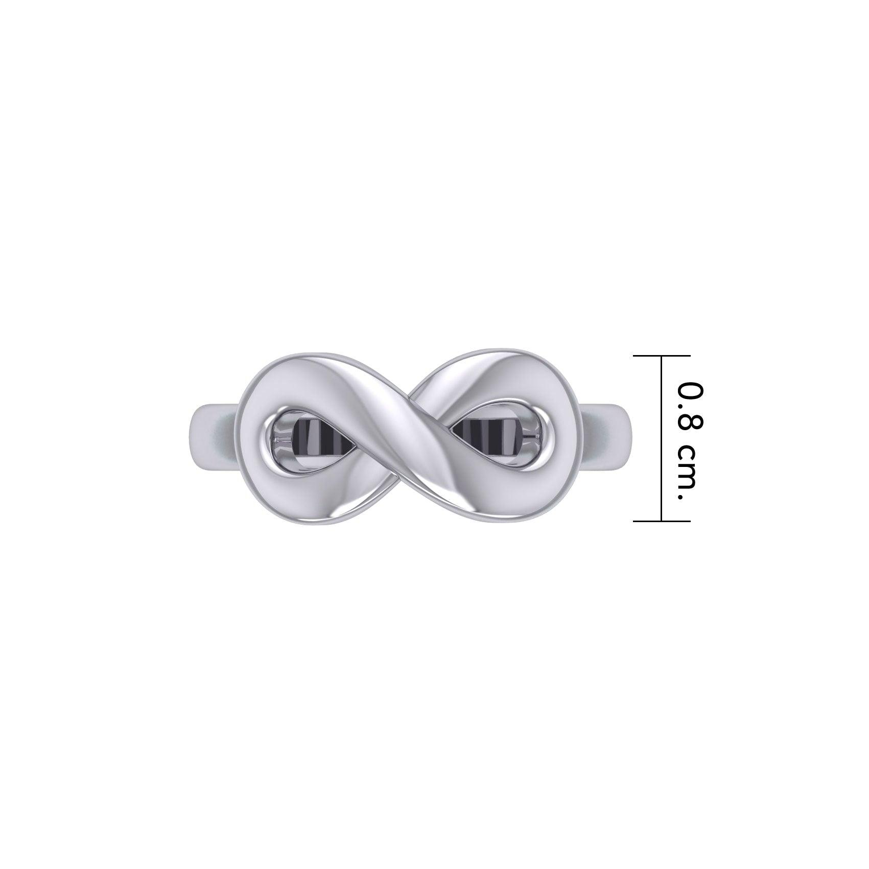 Infinity Silver Ring TRI1182 - Jewelry