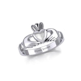 Celtic Claddagh Silver Ring TRI1207 - Jewelry