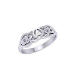 Celtic AA Recovery Inlaid Ring TRI1272 - Jewelry