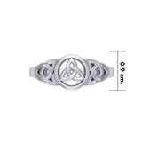Celtic Trinity Knot Silver Ring TRI1275