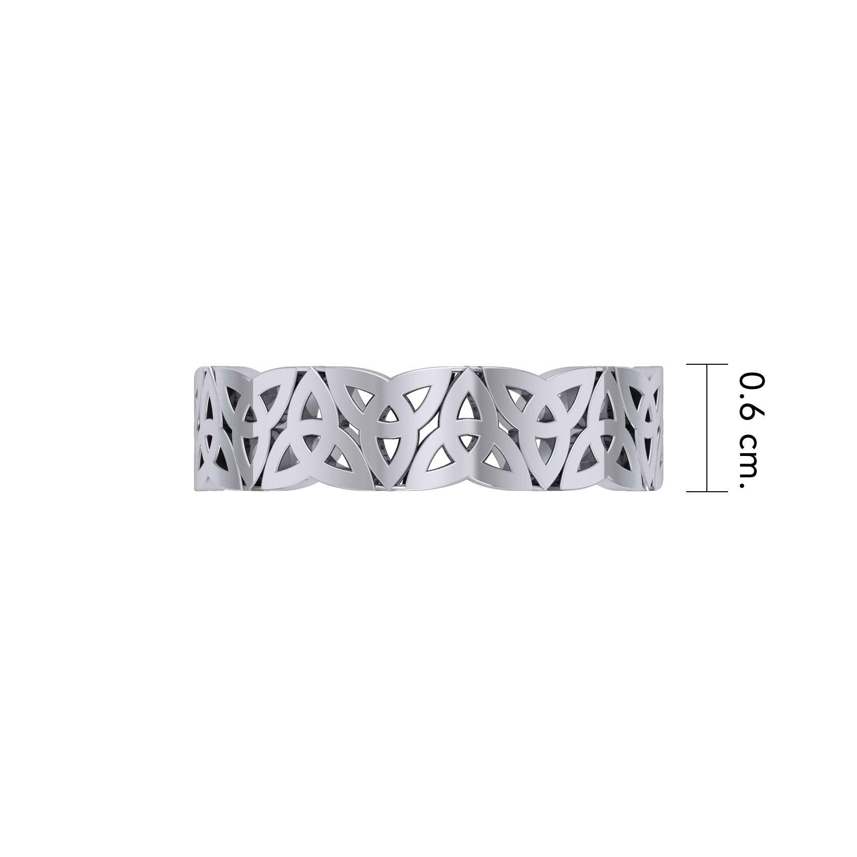 Celtic Trinity Knot Silver Ring TRI1317 - Jewelry