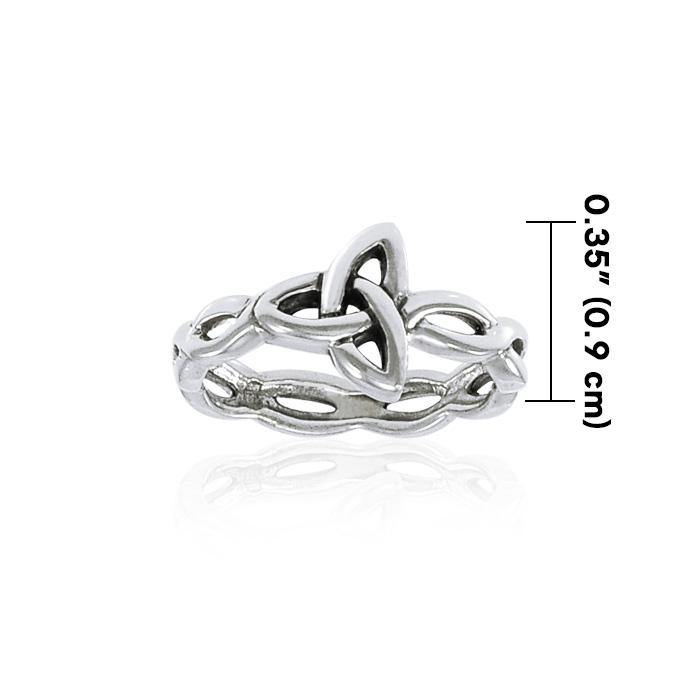 Celtic Trinity Knot Silver Ring TRI1344 - Jewelry