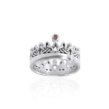 Triquetra Crown Sterling Silver Ring TRI1351