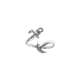 Anchor Silver Wrap Ring TRI1417 - Jewelry