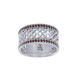 Celtic Knot Gemstone Ring TRI1435