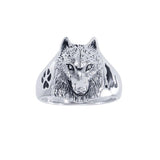 Ted Andrews Wolf Ring TRI147 - Jewelry