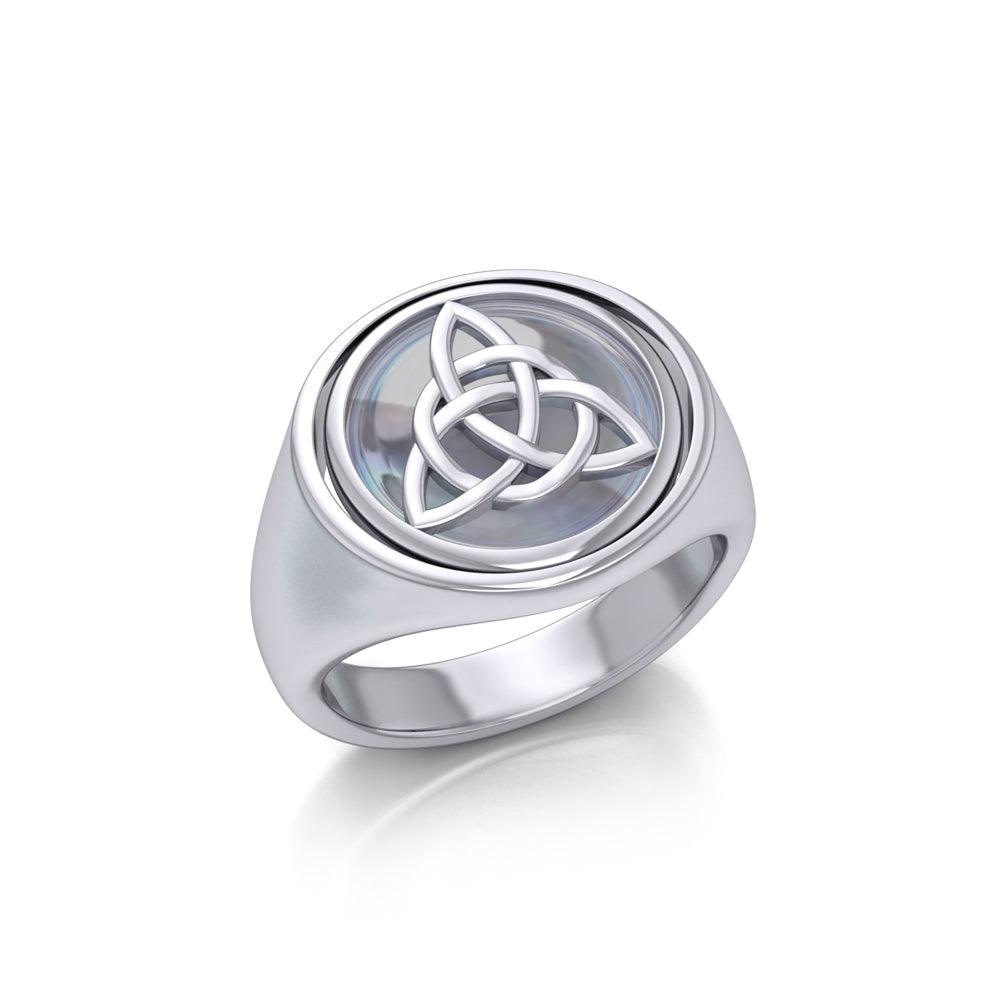 Celtic Triquetra Flip Ring TRI151 - Jewelry