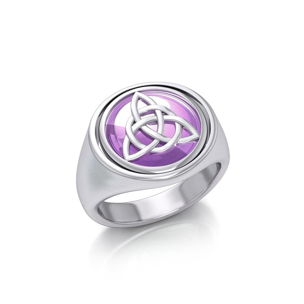 Celtic Triquetra Flip Ring TRI151 - Jewelry