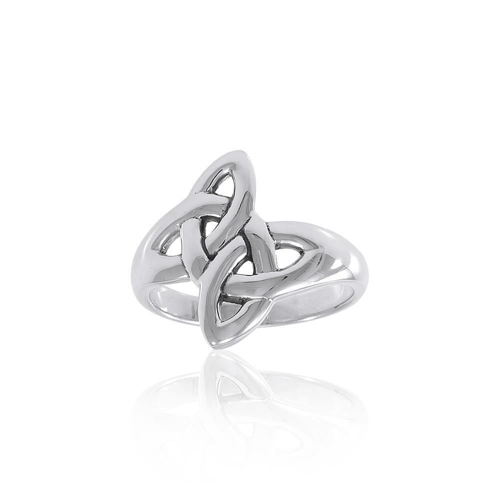 Celtic Knot Sterling Silver Ring TRI1553 - Jewelry