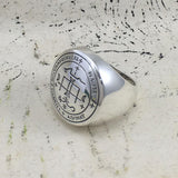 Archangel Gabriel Sigil Silver Ring TRI1565 - Jewelry