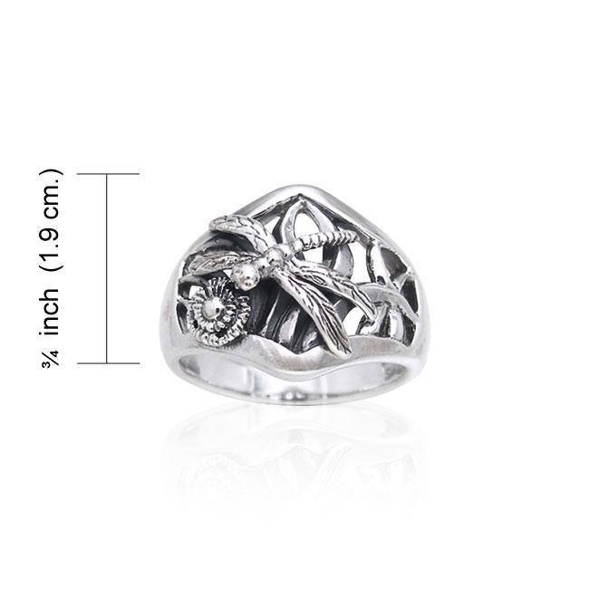 Dragonfly Silver Ring TRI165 - Jewelry