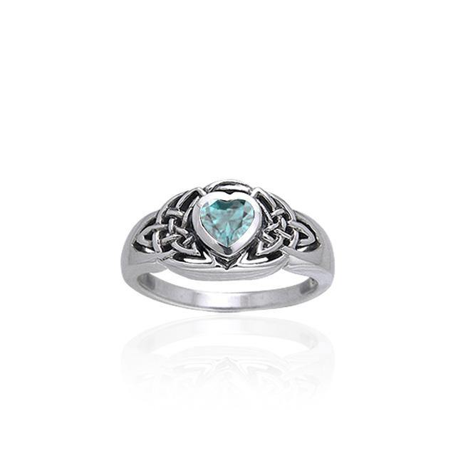 Celtic Knotwork Sterling Silver Ring TRI168 - Jewelry