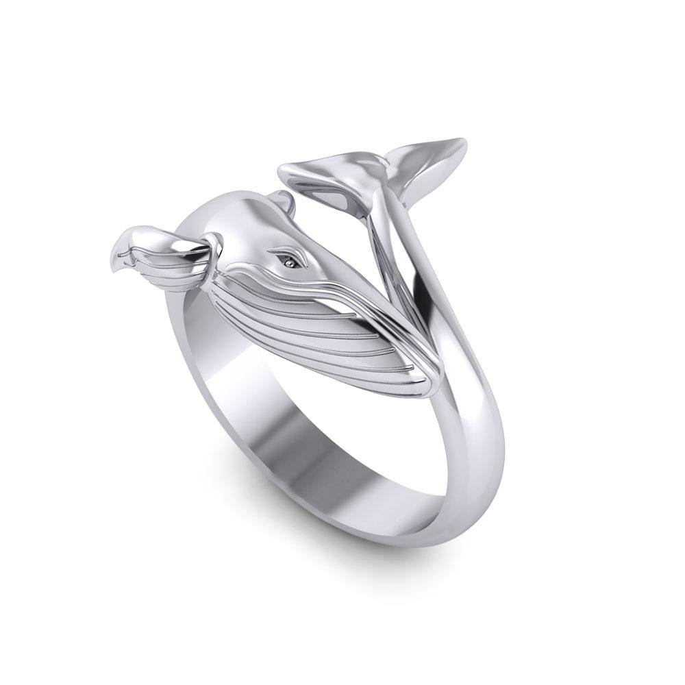 Blue Whale Sterling Silver Ring TRI1926 - Jewelry