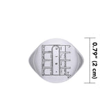 King Solomon Seals Silver Signet Men Ring TRI1989 - Jewelry