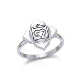 Muladhara Root Chakra Sterling Silver Ring TRI2039 - Jewelry