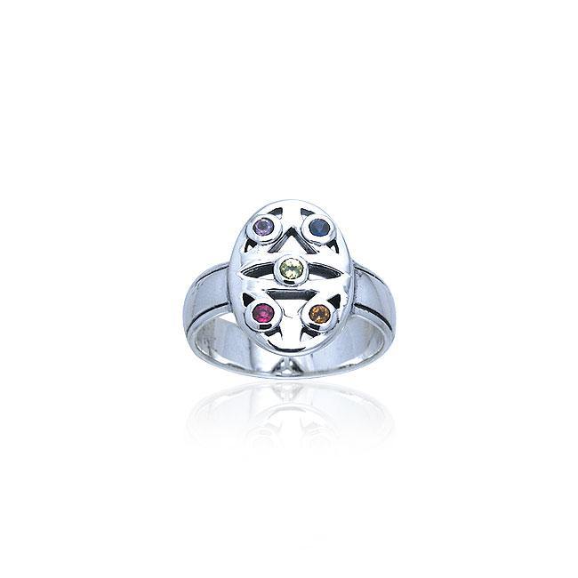 Oval Flower Of TRI208 - Jewelry