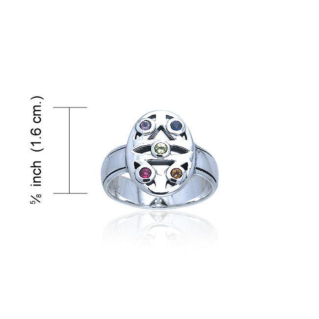 Oval Flower Of TRI208 - Jewelry