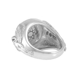 Angel Talisman Occult Large Sterling Silver Ring TRI2153 - Jewelry