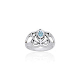 Art Deco Silver Ring TRI216 - Jewelry