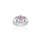 Art Deco Silver Ring TRI216 - Jewelry