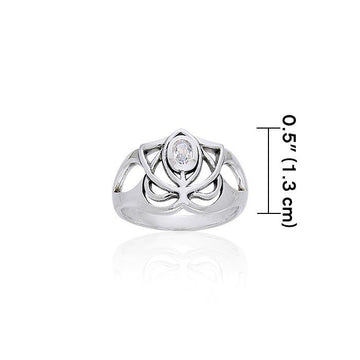Art Deco Silver Ring TRI216 - Jewelry