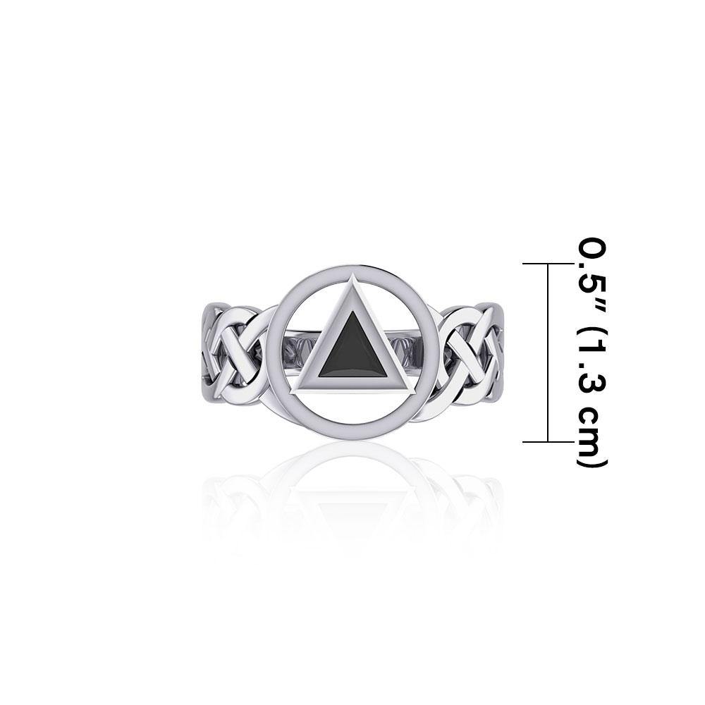 Celtic Recovery Band Ring TRI2272 - Jewelry