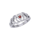Ajna Third Eye Chakra with Celtic Designs Sterling Silver Ring TRI2341 - Jewelry