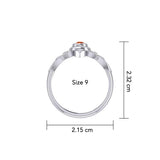 Svadhisthana Sacral Chakra with Celtic Designs Sterling Ring TRI2350 - Jewelry