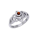 Svadhisthana Sacral Chakra with Celtic Designs Sterling Ring TRI2350 - Jewelry