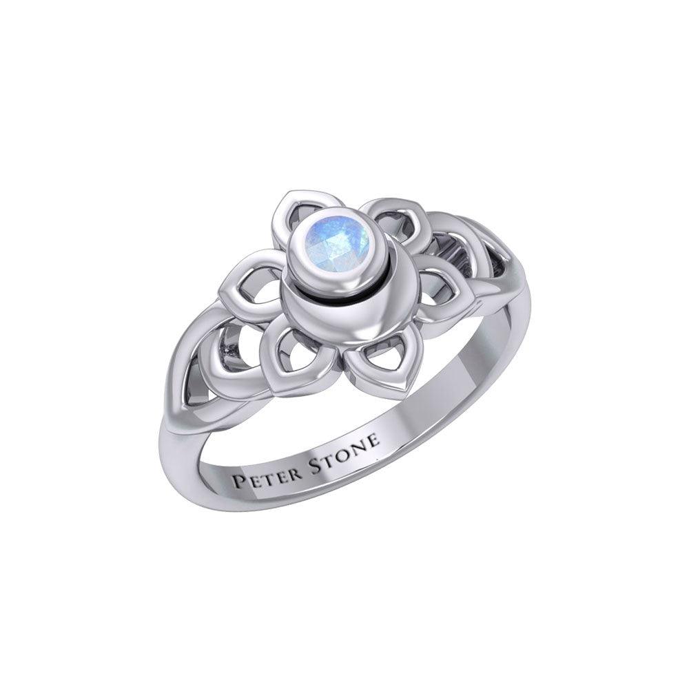 Svadhisthana Sacral Chakra with Celtic Designs Sterling Ring TRI2350 - Jewelry