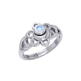 Svadhisthana Sacral Chakra with Celtic Designs Sterling Ring TRI2350 - Jewelry