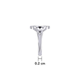 Celtic Knotwork Silver Ring TRI2356 - Jewelry