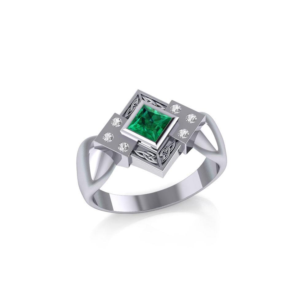Celtic Trinity Knot Silver Ring TRI353 - Jewelry
