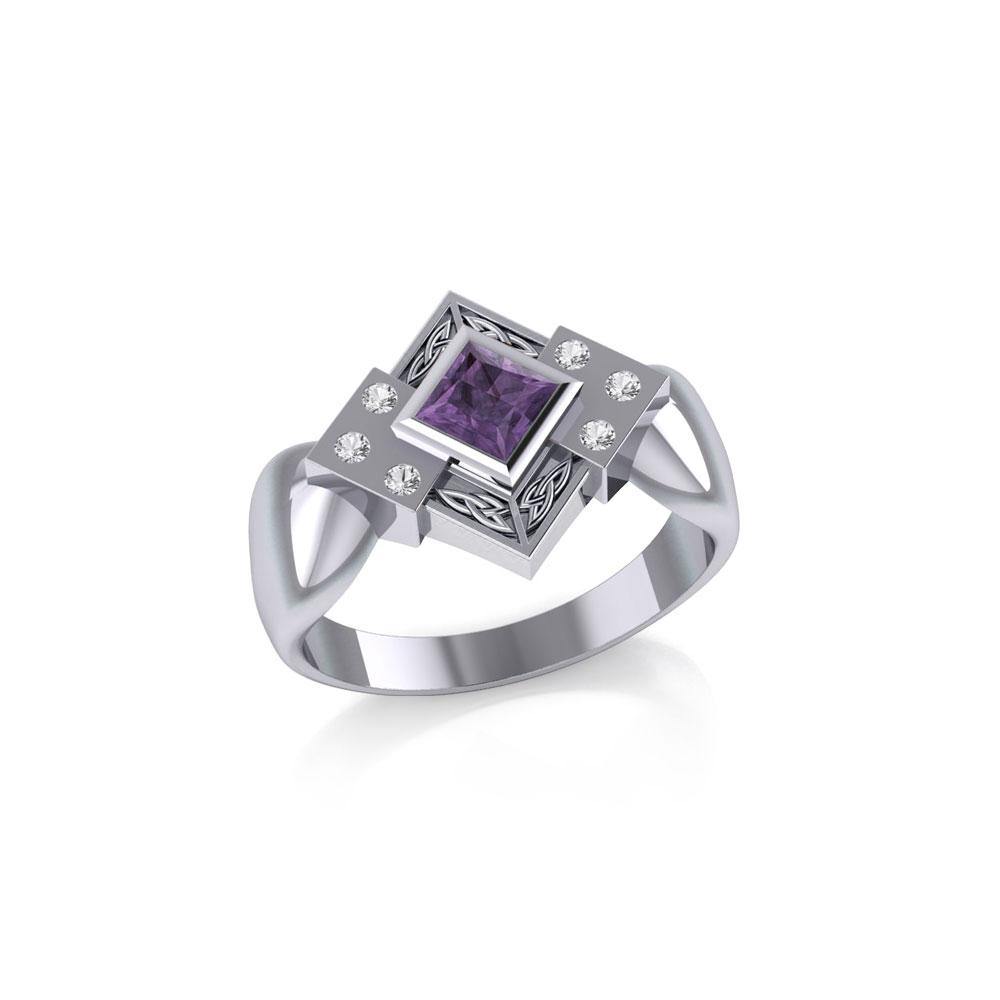 Celtic Trinity Knot Silver Ring TRI353 - Jewelry