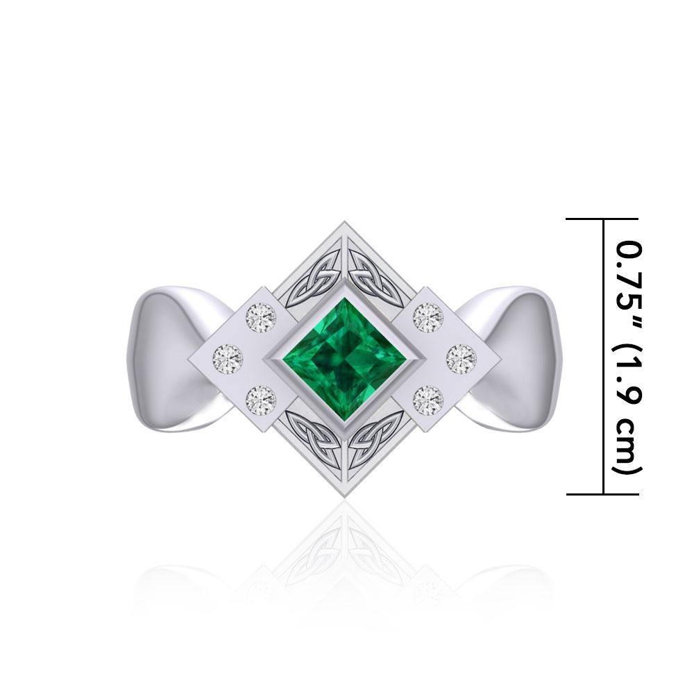 Celtic Trinity Knot Silver Ring TRI353 - Jewelry