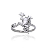 Frog Sterling Silver Ring TRI391 - Jewelry