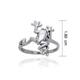 Frog Sterling Silver Ring TRI391 - Jewelry