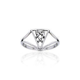 Celtic Triquetra Knot Sterling Silver Ring TRI398 - Jewelry