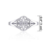 Celtic Knotwork Sterling Silver Ring TRI399 - Jewelry