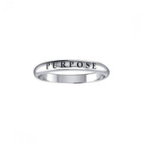 Purpose Sterling Silver Ring TRI403