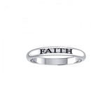 Faith Silver Ring TRI404 - Jewelry