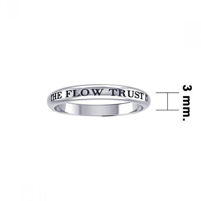 The Flow Trust It Silver Ring TRI421 - Jewelry