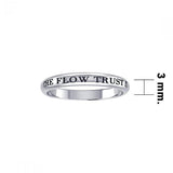 The Flow Trust It Silver Ring TRI421 - Jewelry