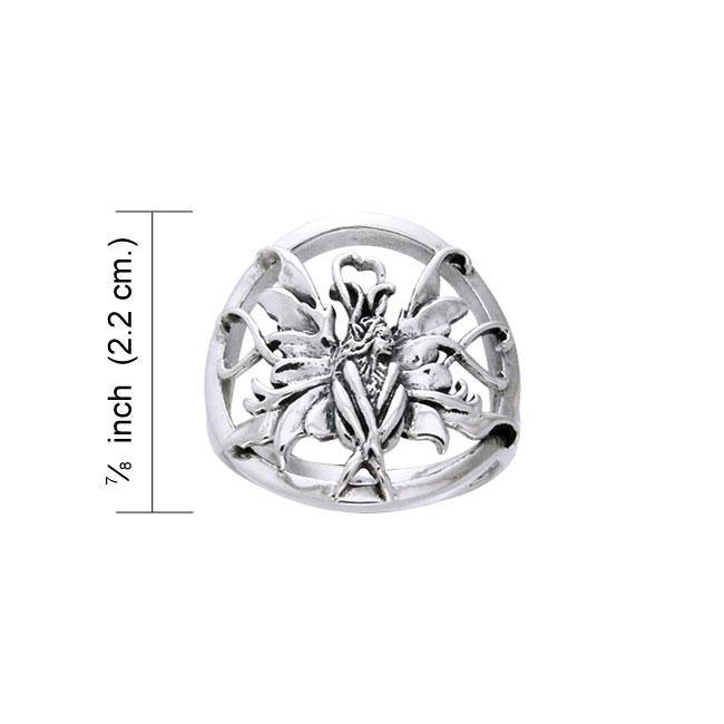 Blue Fairy Silver Ring TRI525 - Jewelry