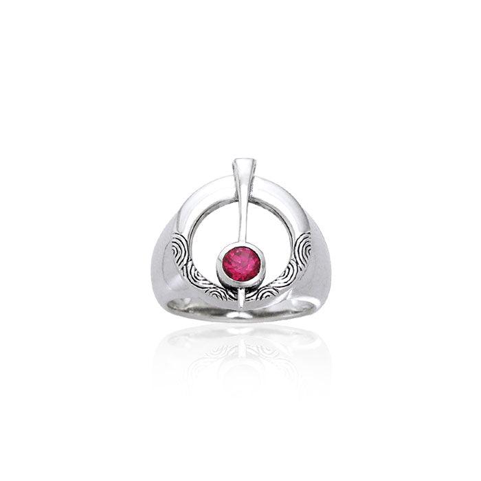 Danu Silver Thistle Ring TRI597 - Jewelry