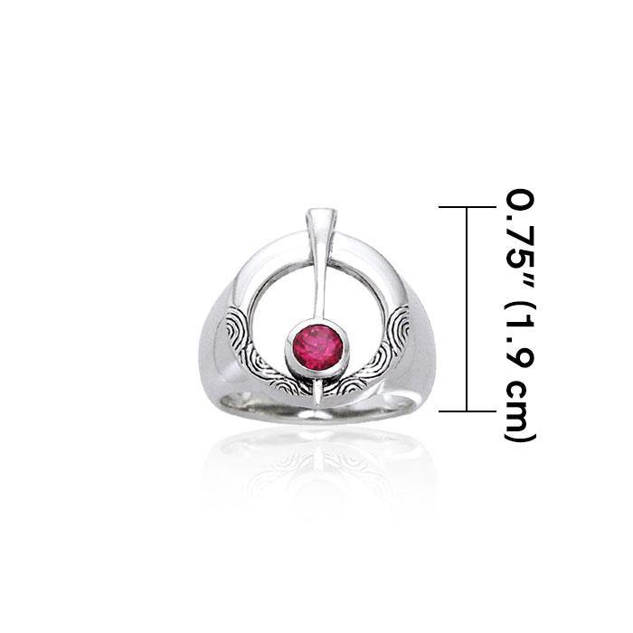 Danu Silver Thistle Ring TRI597 - Jewelry